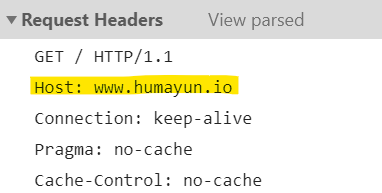 humayun.io host header